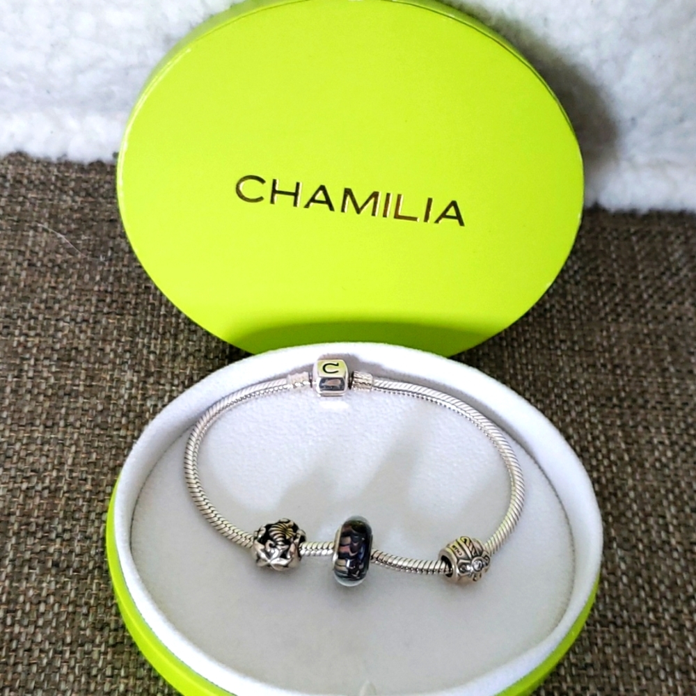 Champlin charm bracelets with 3 charms